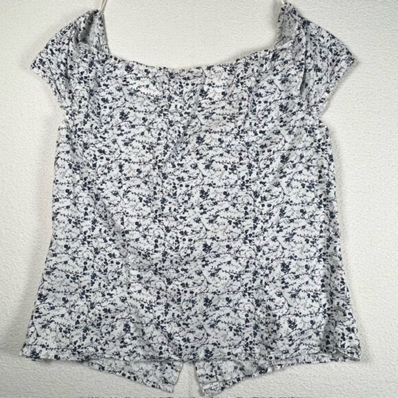 Mileage Womens Button-down Sleeveless Peasant Top Plus Size 2X - Picture 3 of 7